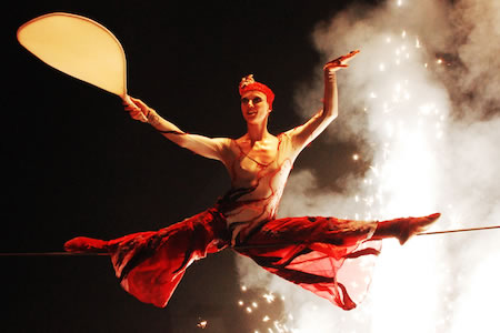 Seiltanz Luftartistik